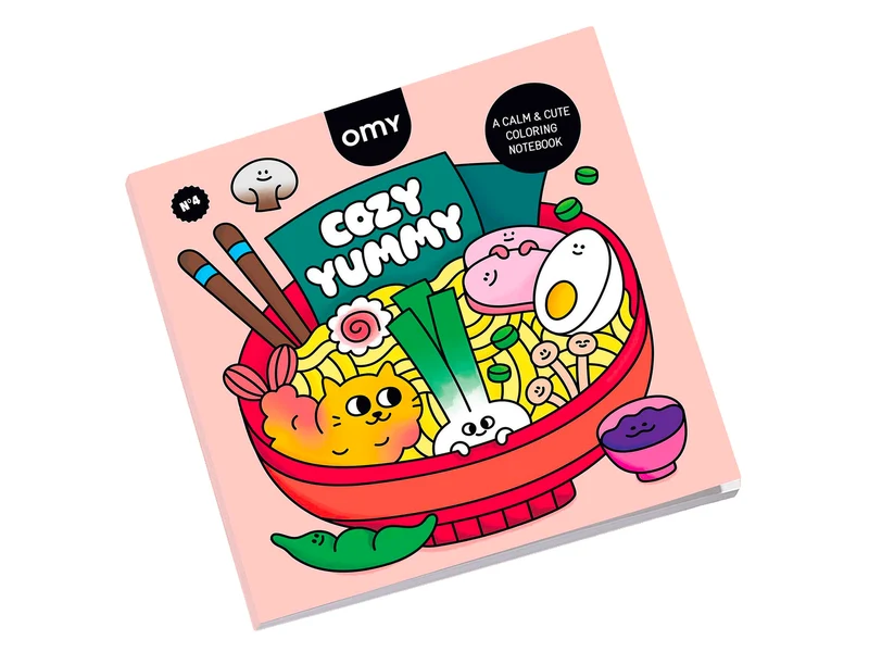 Cahier de coloriage Cozy - Yummy - OMY