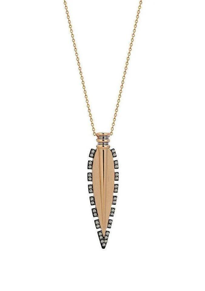 Collier Alexandria Slim Chain Diamants Champagne