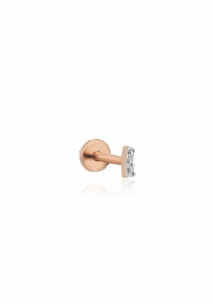 Boucle D'Oreille Piercing Arc Diamant Blanc