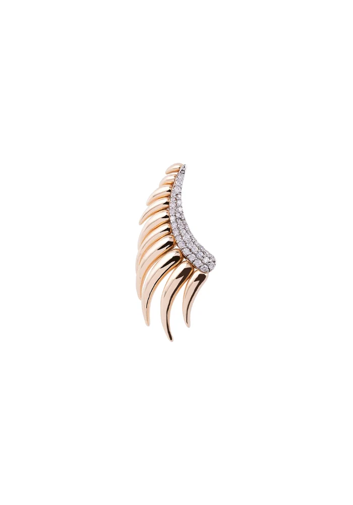 Boucle D'Oreille Ailette Droite
