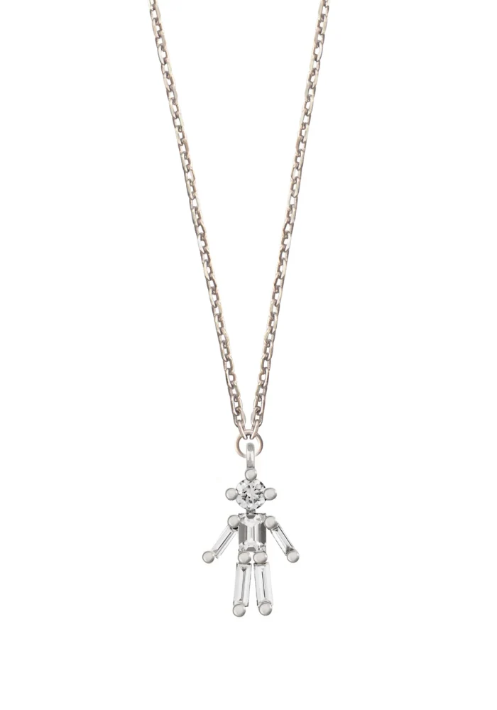 Collier Mini Garcon Blanc