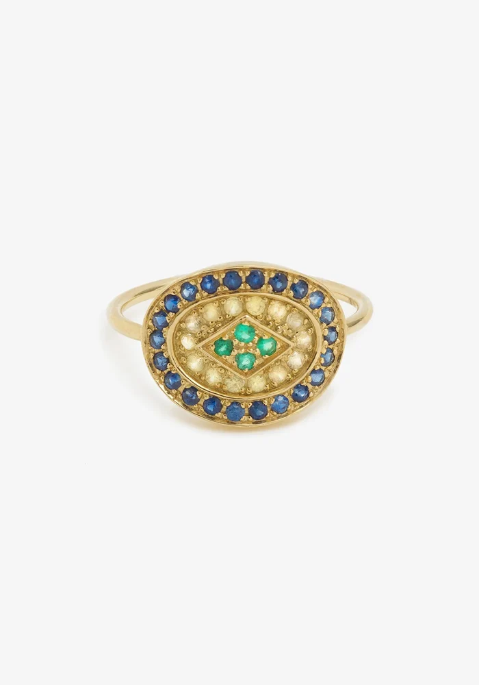 Bague Athena 1 Bleue
