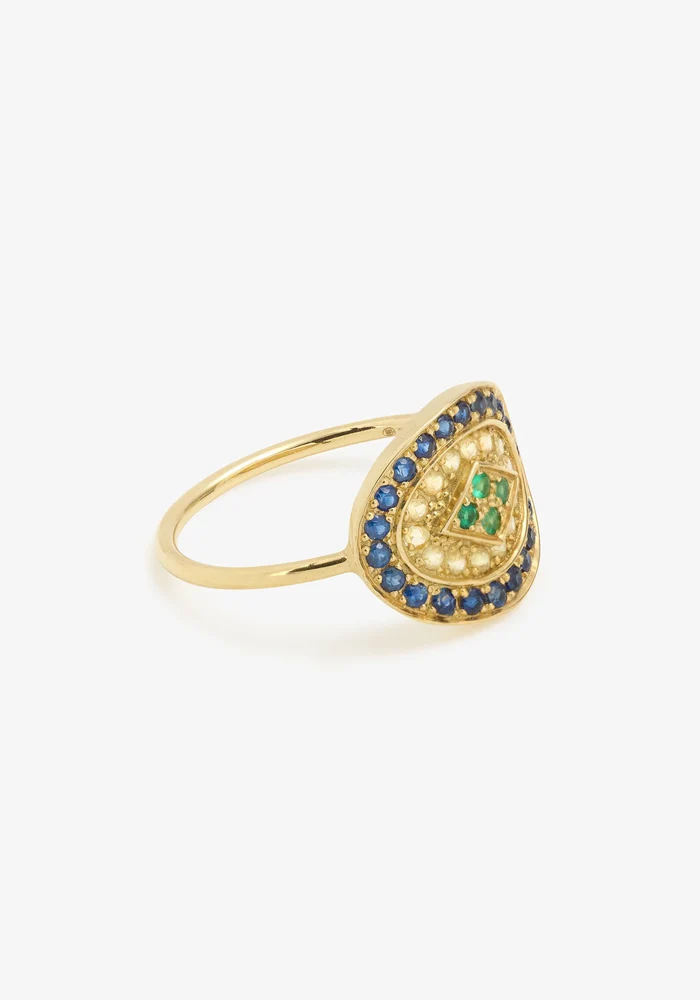 Bague Athena 1 Bleue