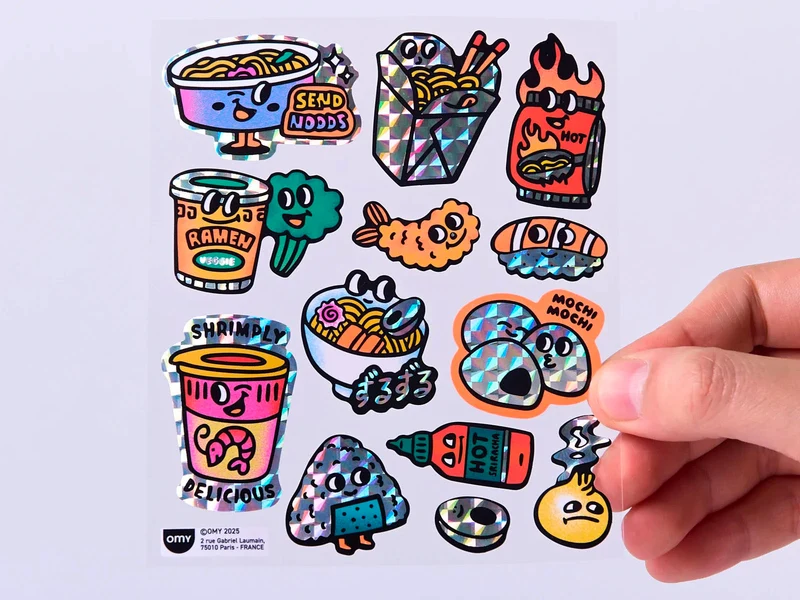 Fabulous Stickers Big - Noodle - OMY