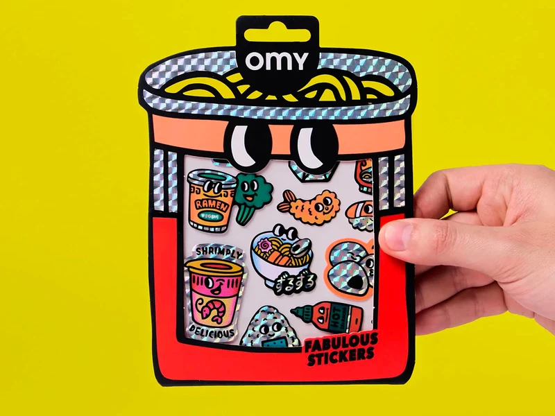 Fabulous Stickers Big - Noodle - OMY