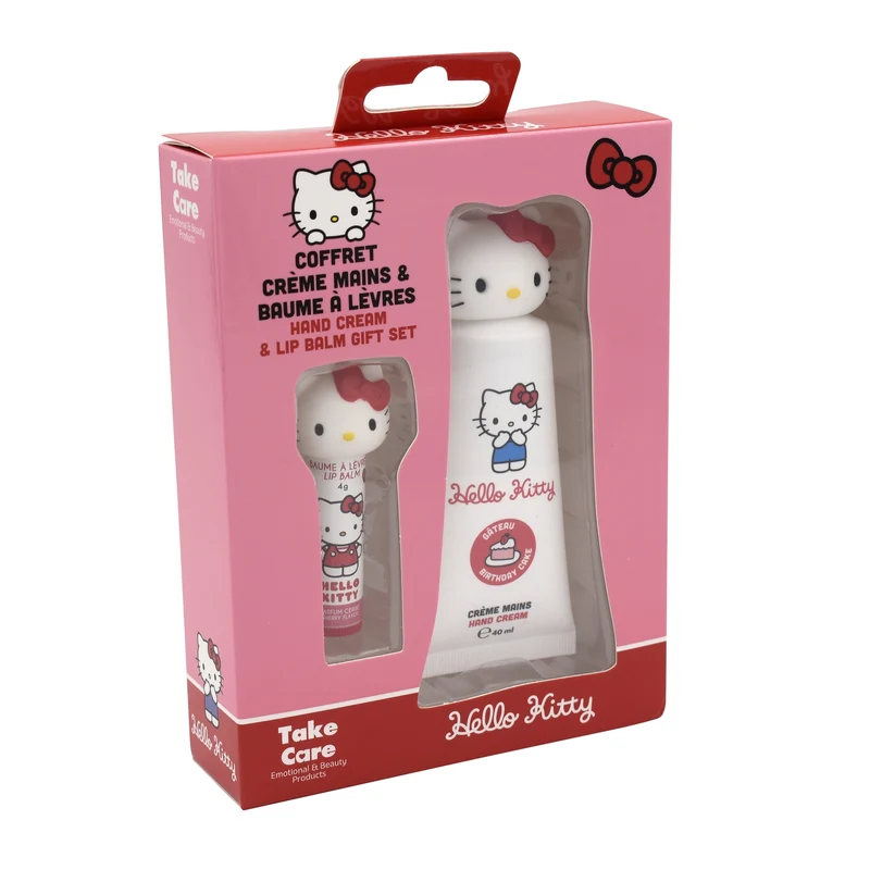 Coffret Main & Baume à Lèvres Hello Kitty - Take Care