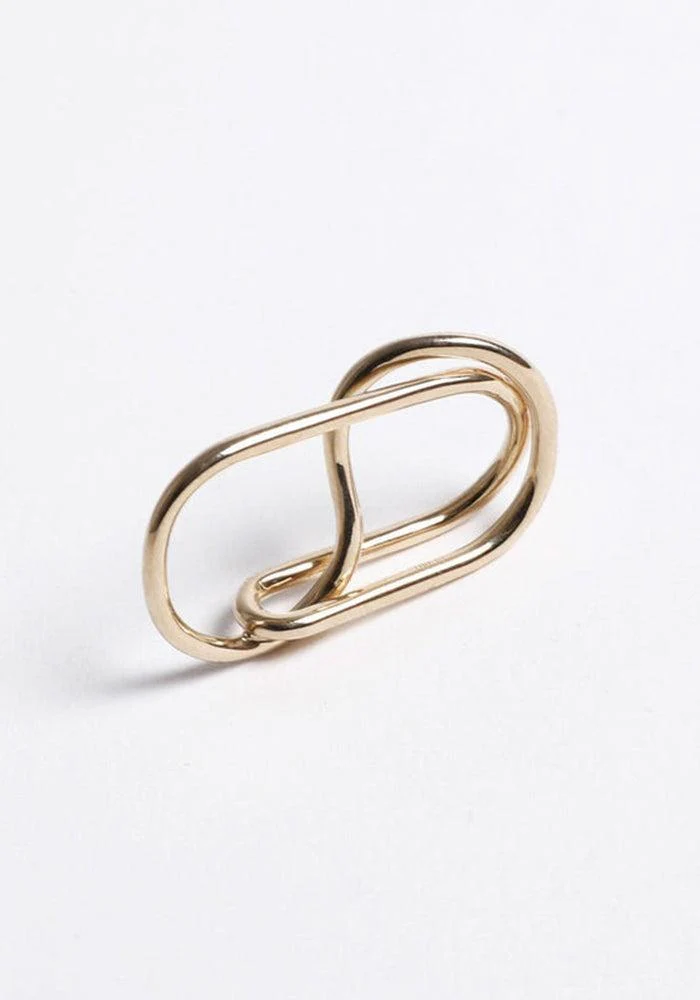 Bague L'audacieuse Plaque Or