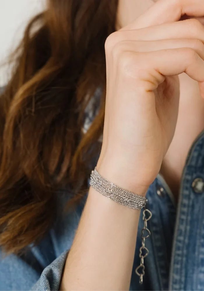 Bracelet Maddy Rhodium