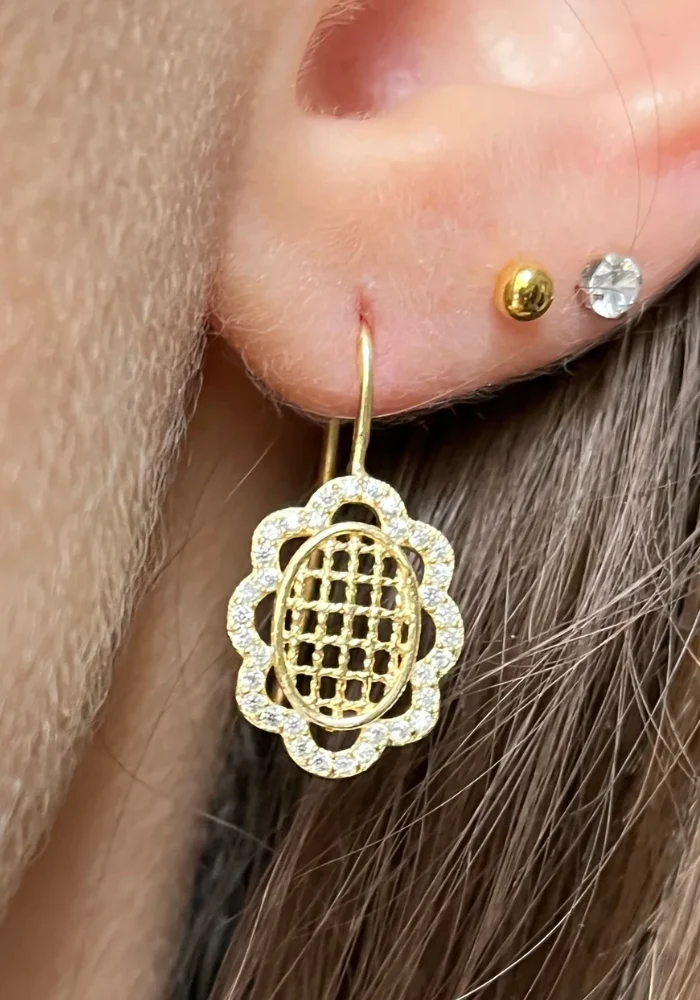 Boucles D'Oreilles Tennis