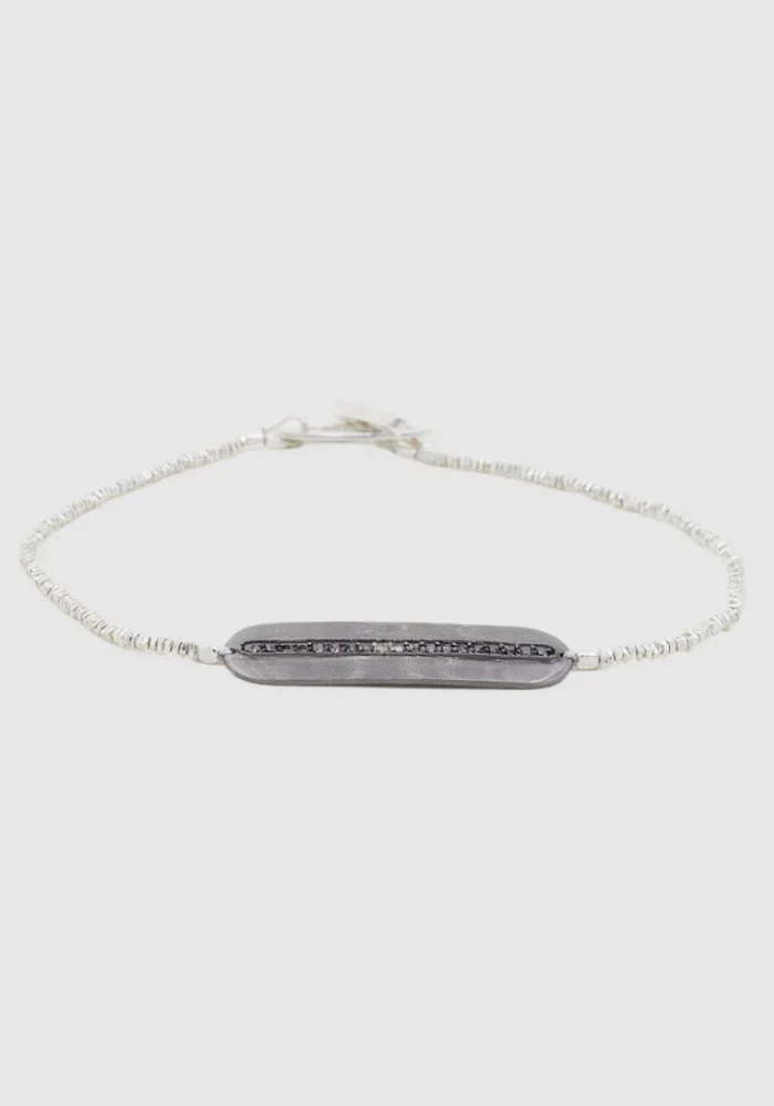 Bracelet Saphale Rhodié