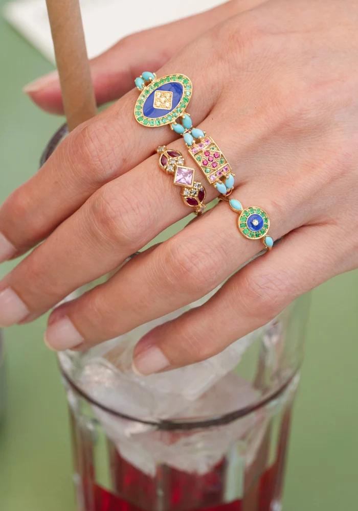 Bague Ava 2 Turquoise