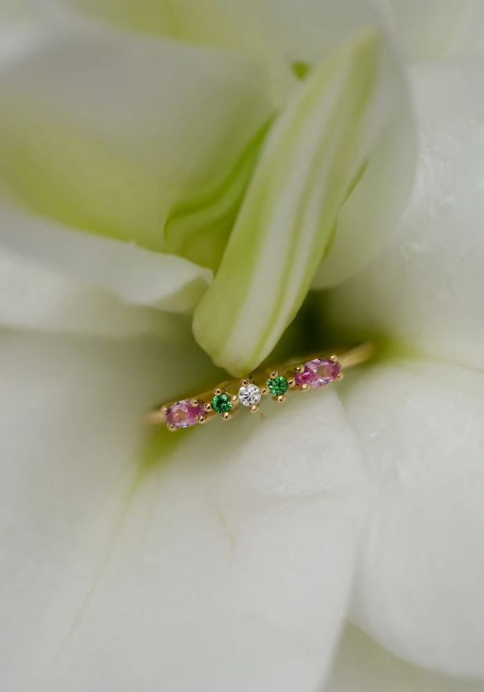 Bague Gaia 6 Pivoine