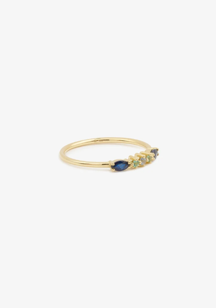 Bague Gaia 6 Marine