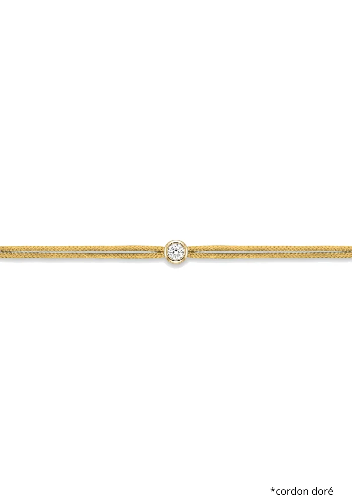 Bracelet The Cuty Doré 0,10ct