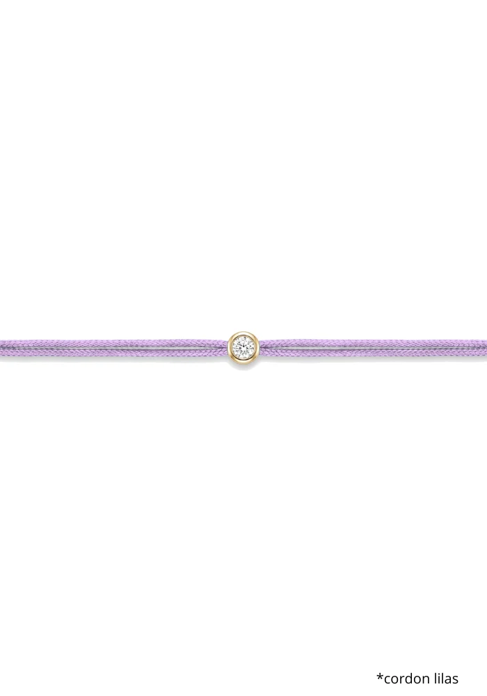 Bracelet The Cuty Doré 0,10ct