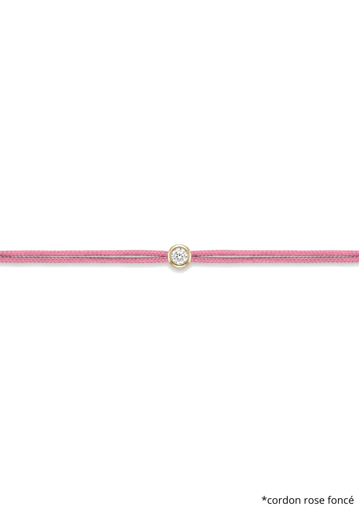 Bracelet The Cuty Doré 0,10ct