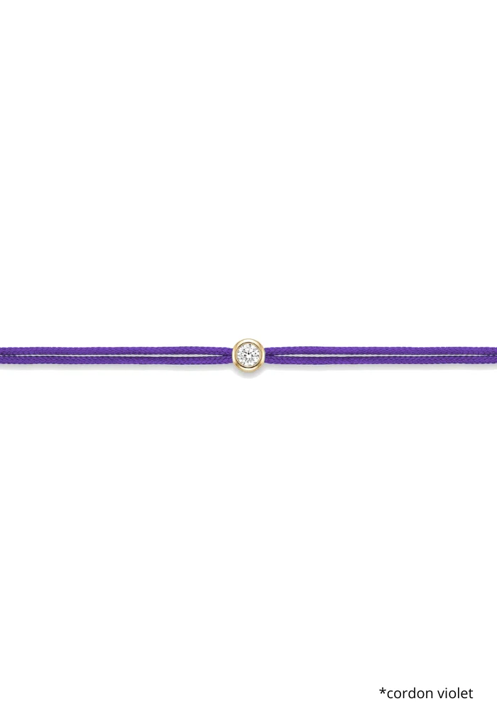 Bracelet The Cuty Doré 0,10ct