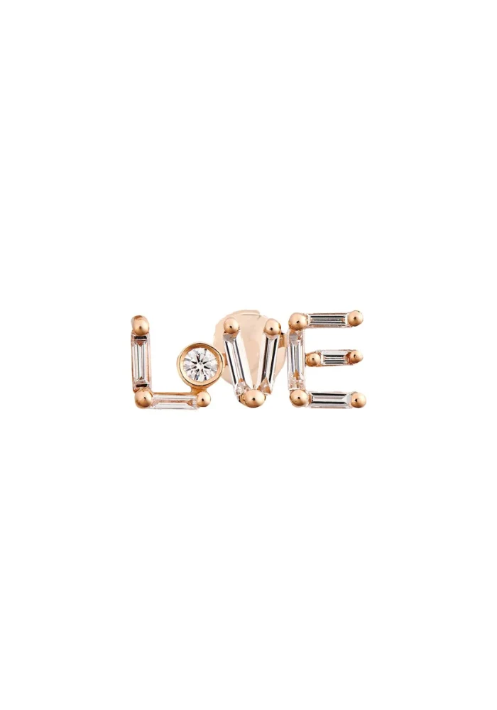 Boucle D'Oreille Love Rose