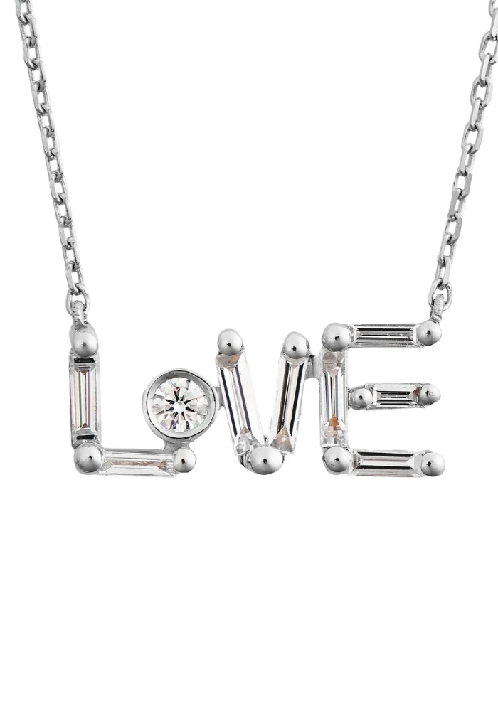 Collier Love Blanc