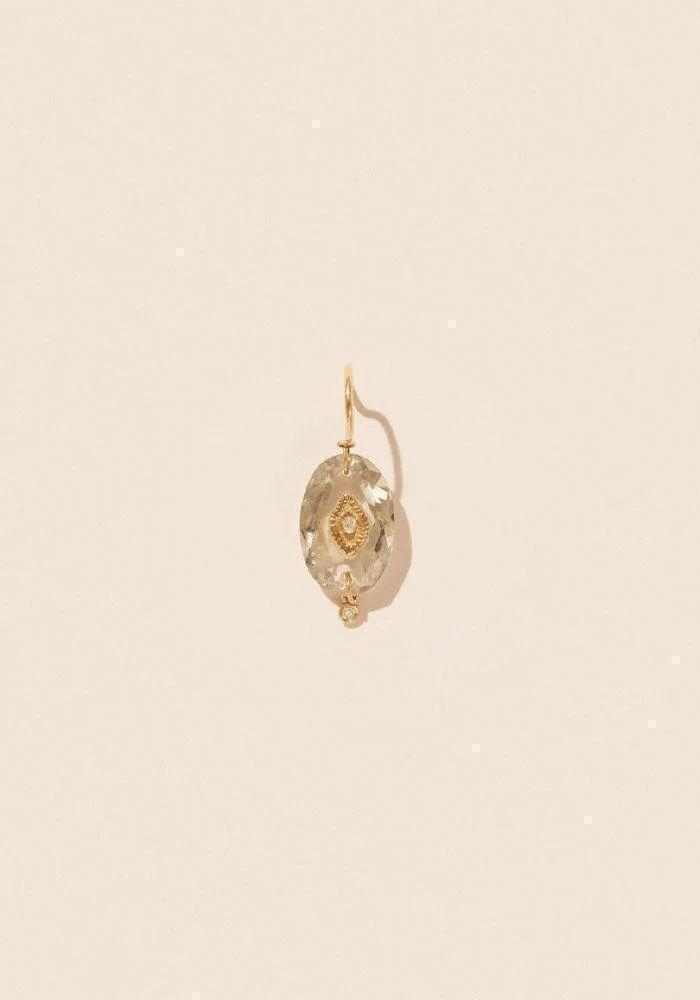 Boucle d'oreille Souad N°2 Améthyste