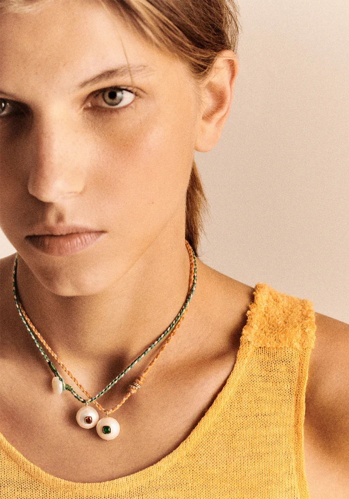 Collier Eddie Grenat