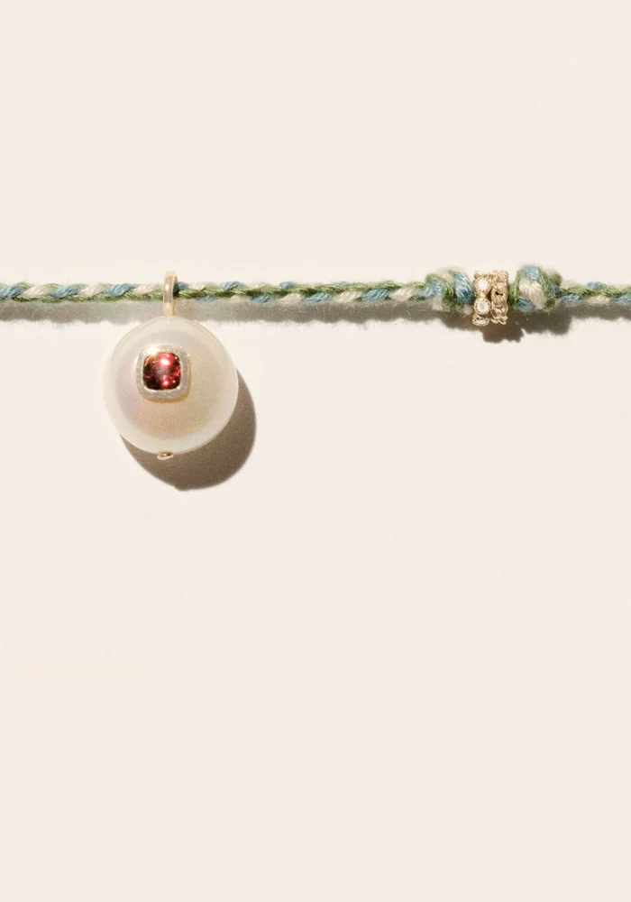 Collier Eddie Grenat