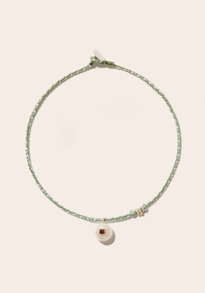 Collier Eddie Grenat