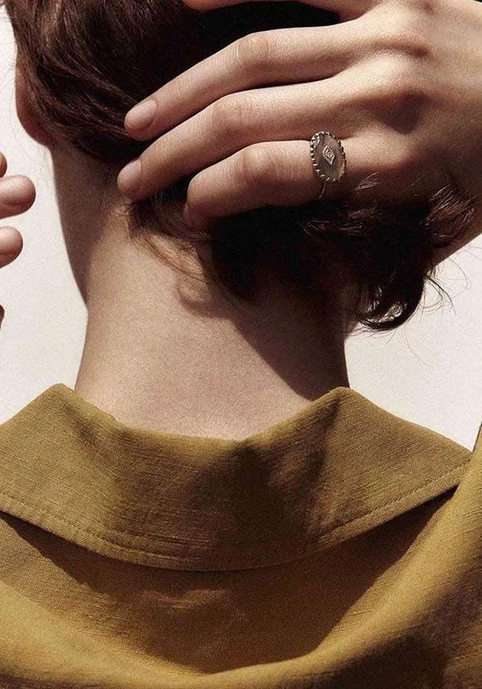 Bague Souad Améthyste Verte