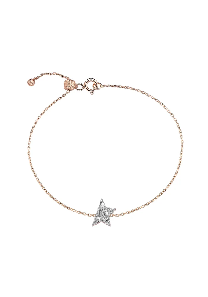 Bracelet Comet Or Rose 18 Carats