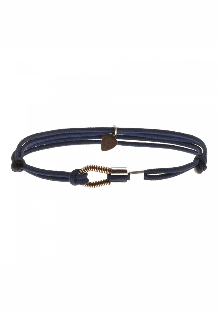 Bracelet Homme Me Corde De Basse Cordon Bleu Navy