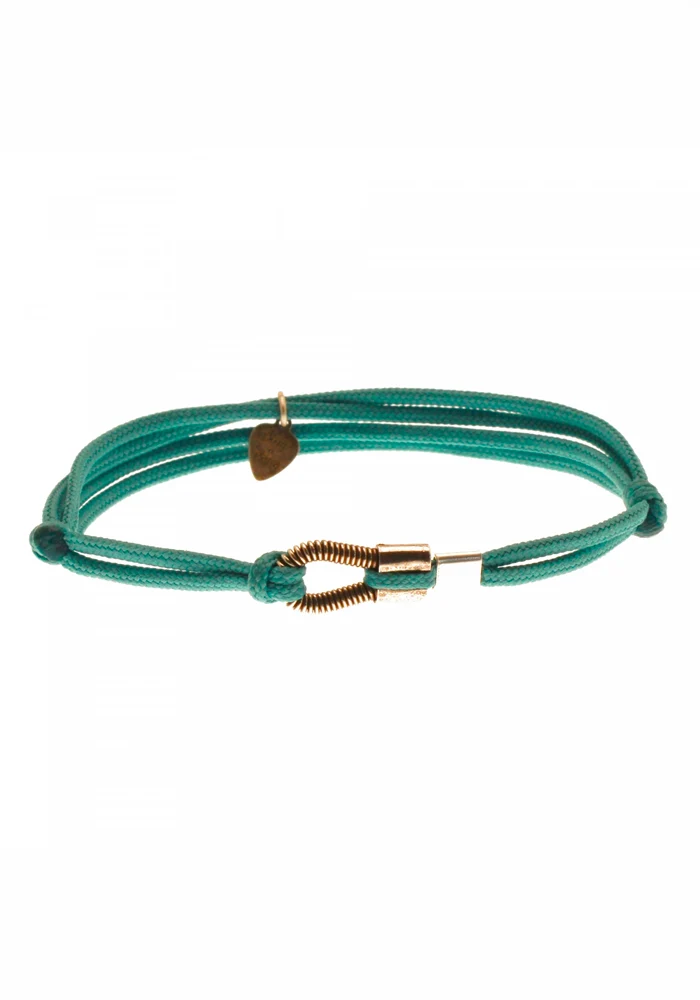 Bracelet Homme Me Corde De Basse Cordon Turquoise