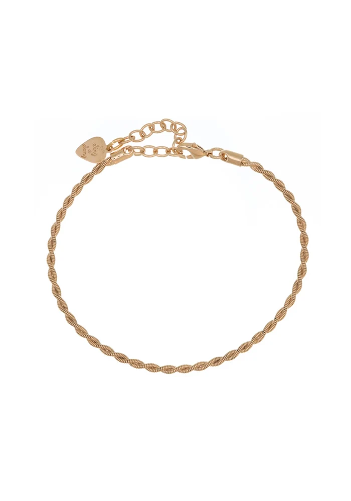 Bracelet Jonc Twist 2 Cordes De Guitare Torsadees