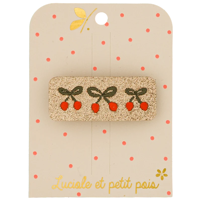 Barrette Cherry Twist - Luciole et Petit Pois