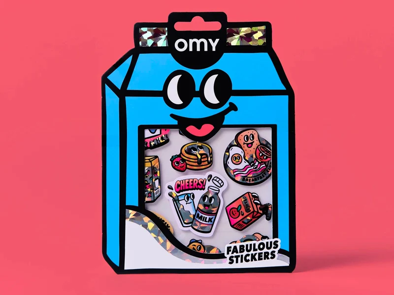 Fabulous Stickers Big - Milk - OMY