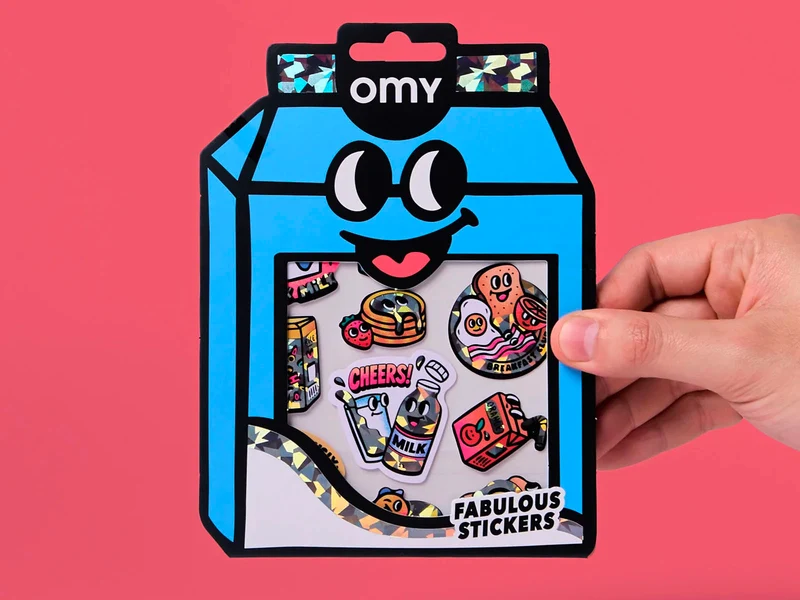 Fabulous Stickers Big - Milk - OMY