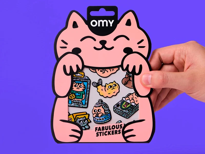 Fabulous Stickers Big - Kitty - OMY