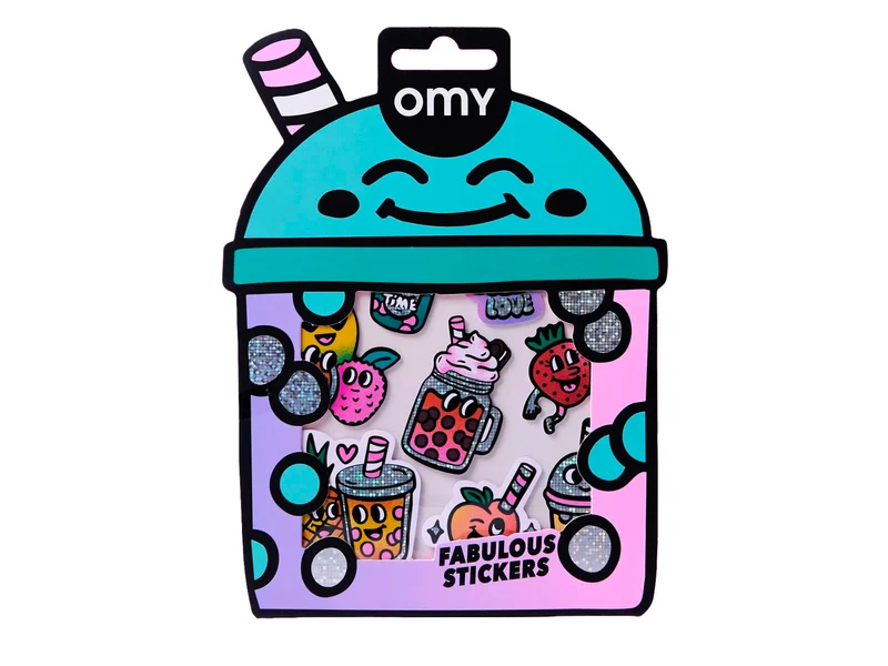 Fabulous Stickers Big - Bubble Tea - Bubble - OMY