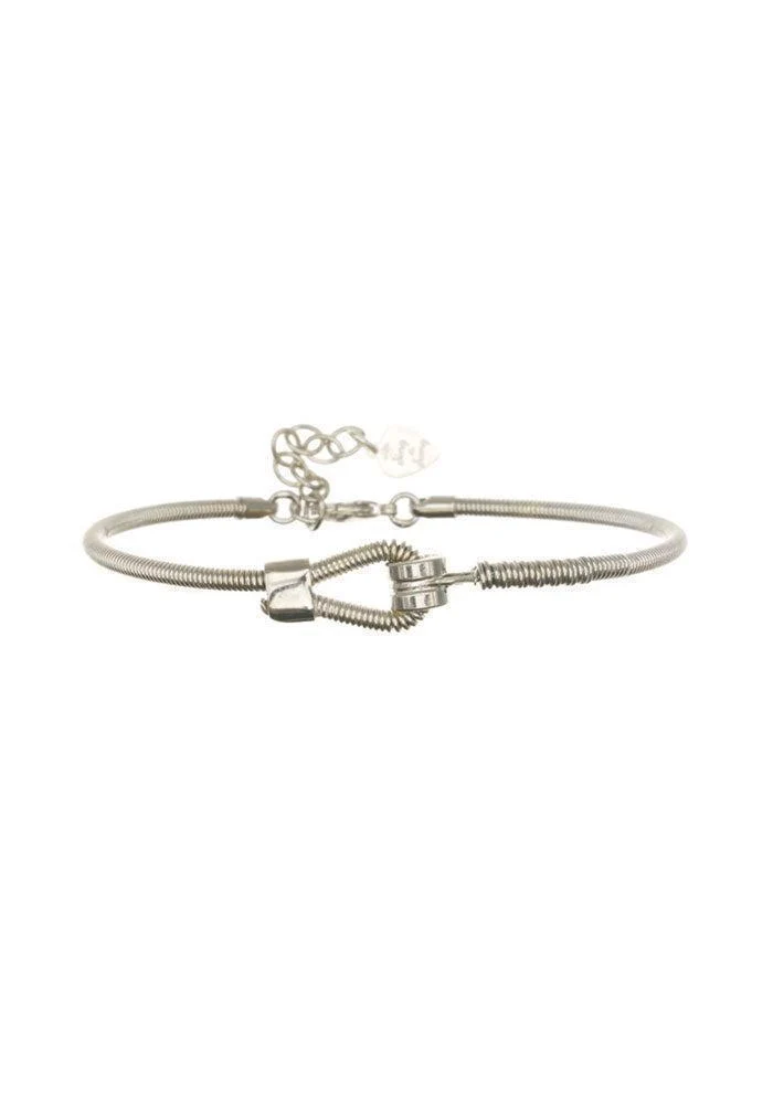 Bracelet Corde De Basse 1 Fixation Entrelacee Gm