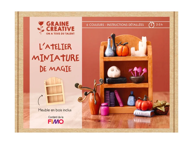 Coffret Fimo Miniatures Magie - Graine Créative