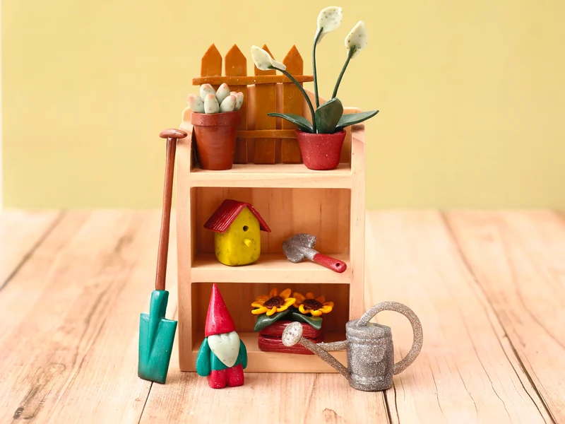 Coffret Fimo Miniatures Jardin - Graine Créative