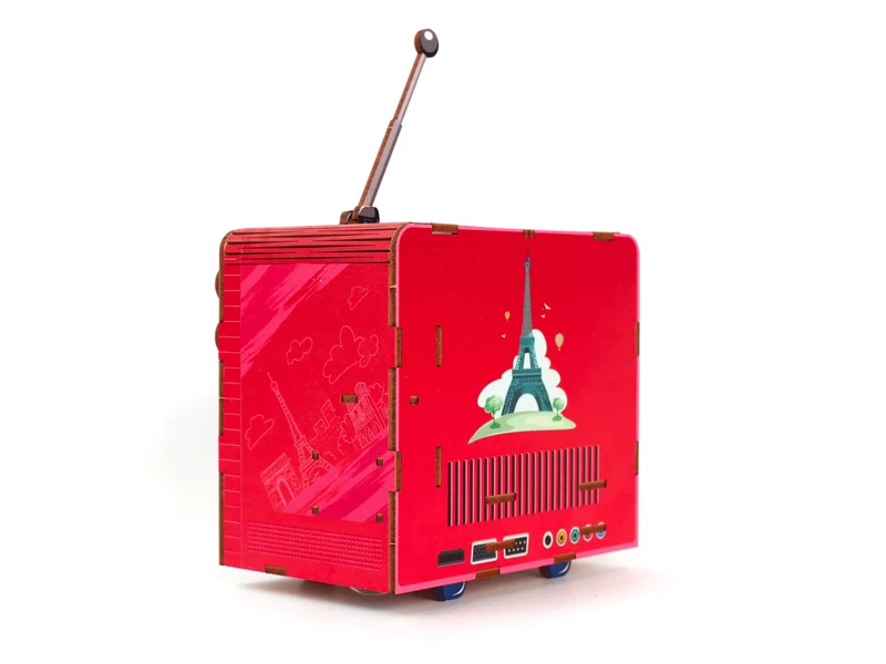 Maquette 3D Bois - Tv Paris - Graine Créative