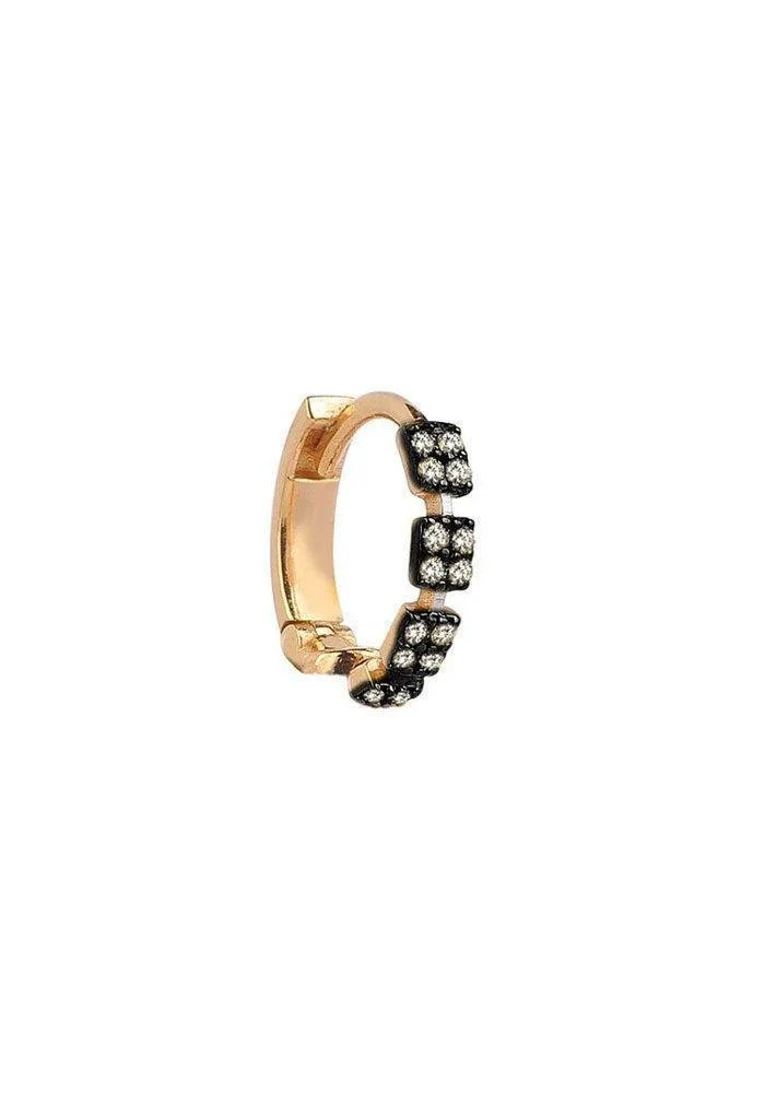 Boucle D'oreille Isabella Diamant Champagne