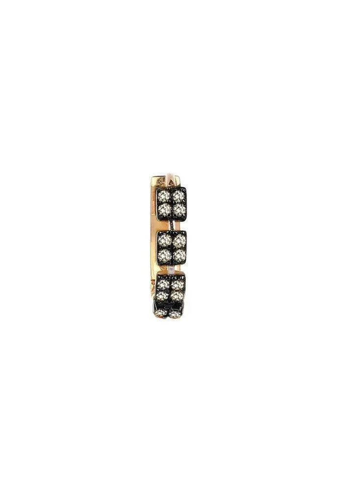 Boucle D'oreille Isabella Diamant Champagne