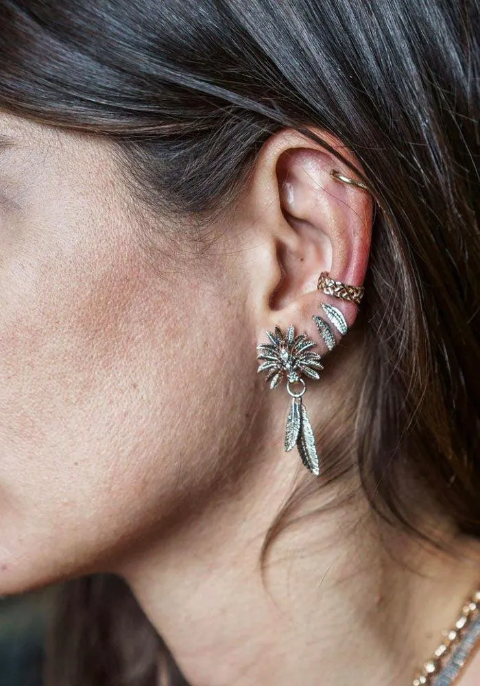 Boucle D'Oreille Plume Mini Feather Stud
