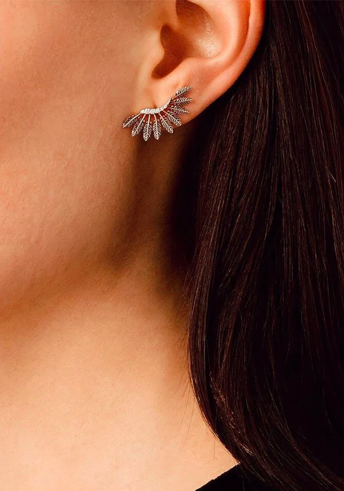 Boucle D'Oreille Feather Arc