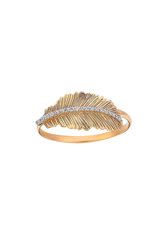 Bague Diamond Thick Feather