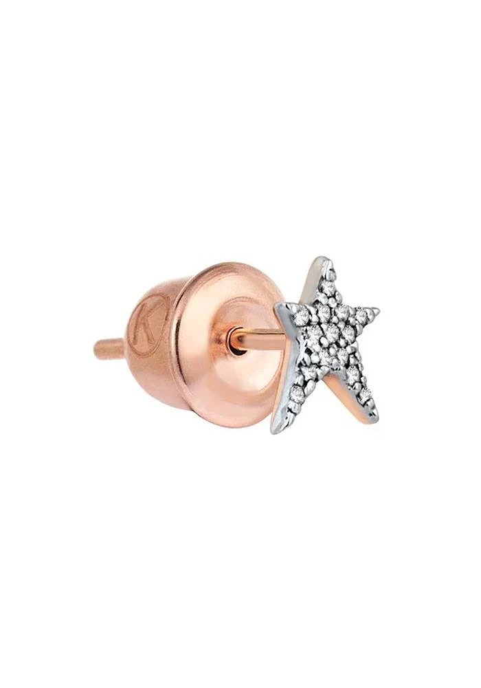 Boucle D'Oreille Mini Pavé Struck Star
