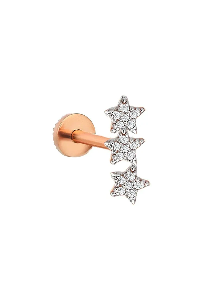 Piercing 3 Star Pavé