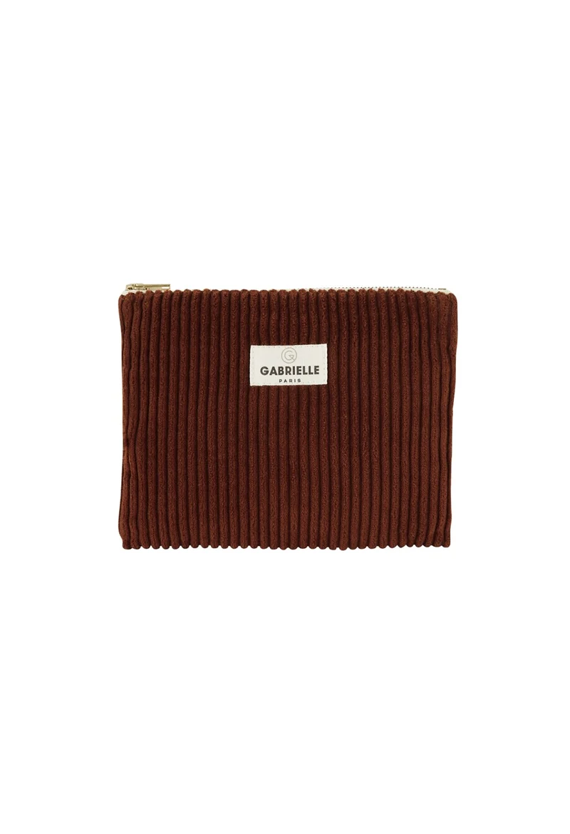 Petite Pochette Velours Jaspe - Gabrielle Paris