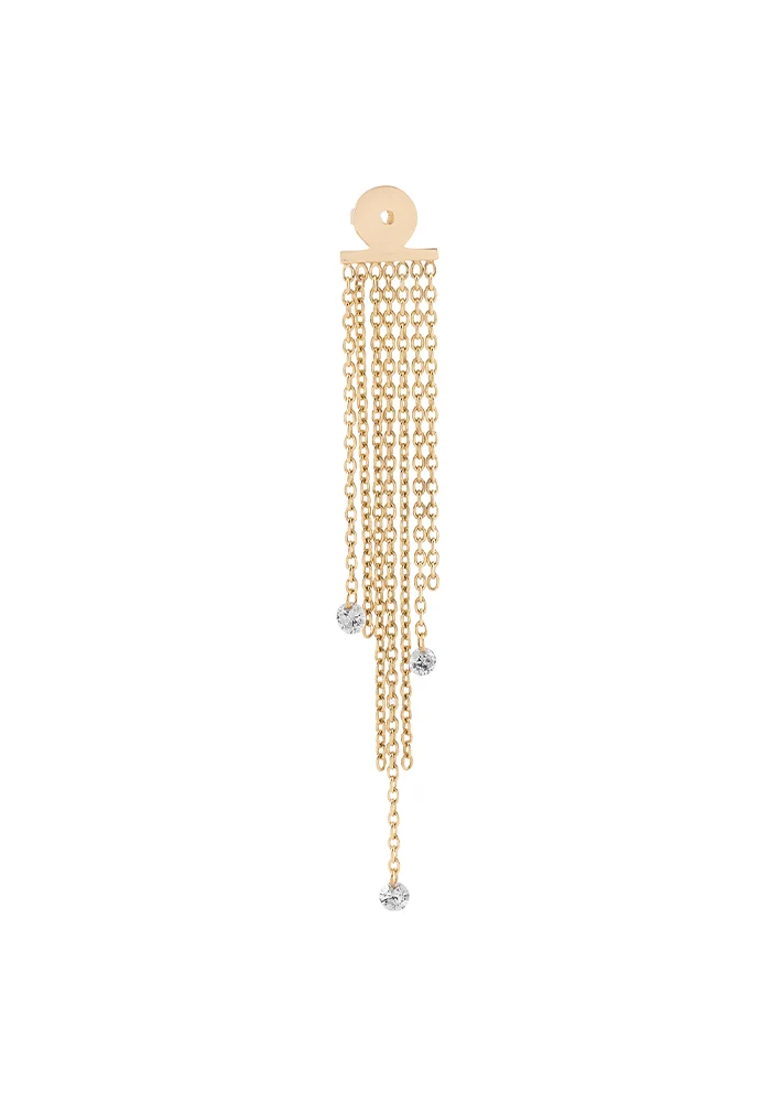 Fermoir Boucle D'Oreille Ash Tassel
